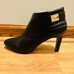 Vince Camuto black leather ankle boots.  Size 8.5